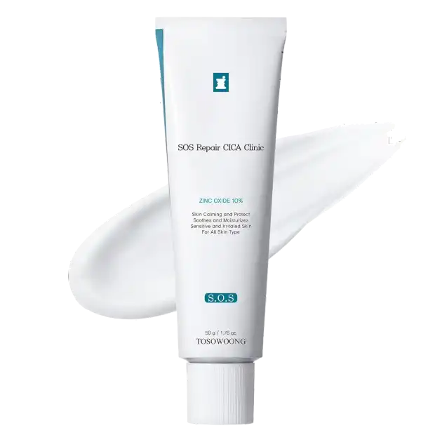 TOSOWOONG SOS Repair Cica Cream - Yuka Score 93/100