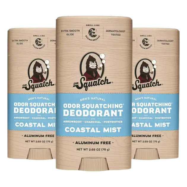 Dr Squatch natural deodorant for men - Yuka Score 93/100