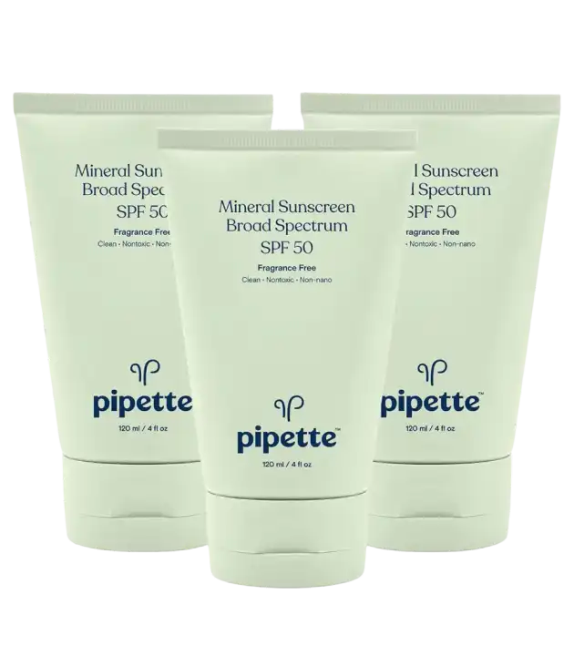 Pipette Mineral Sunscreen SPF 50 - Yuka Score 90/100